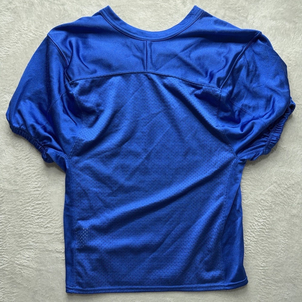 NIKE Royal Blue Youth Recruit Football Practice Training Sports Jersey Size L - Picture 8 of 12